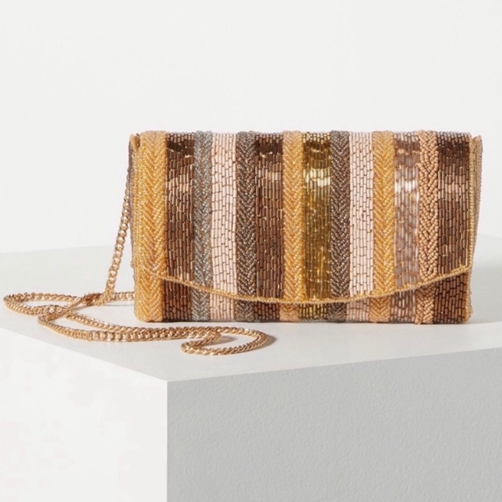 NWT Anthropologie Cleo Clutch